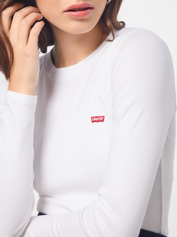 LEVI'S ® Μπλουζάκι 'LS Baby Tee' σε λευκό