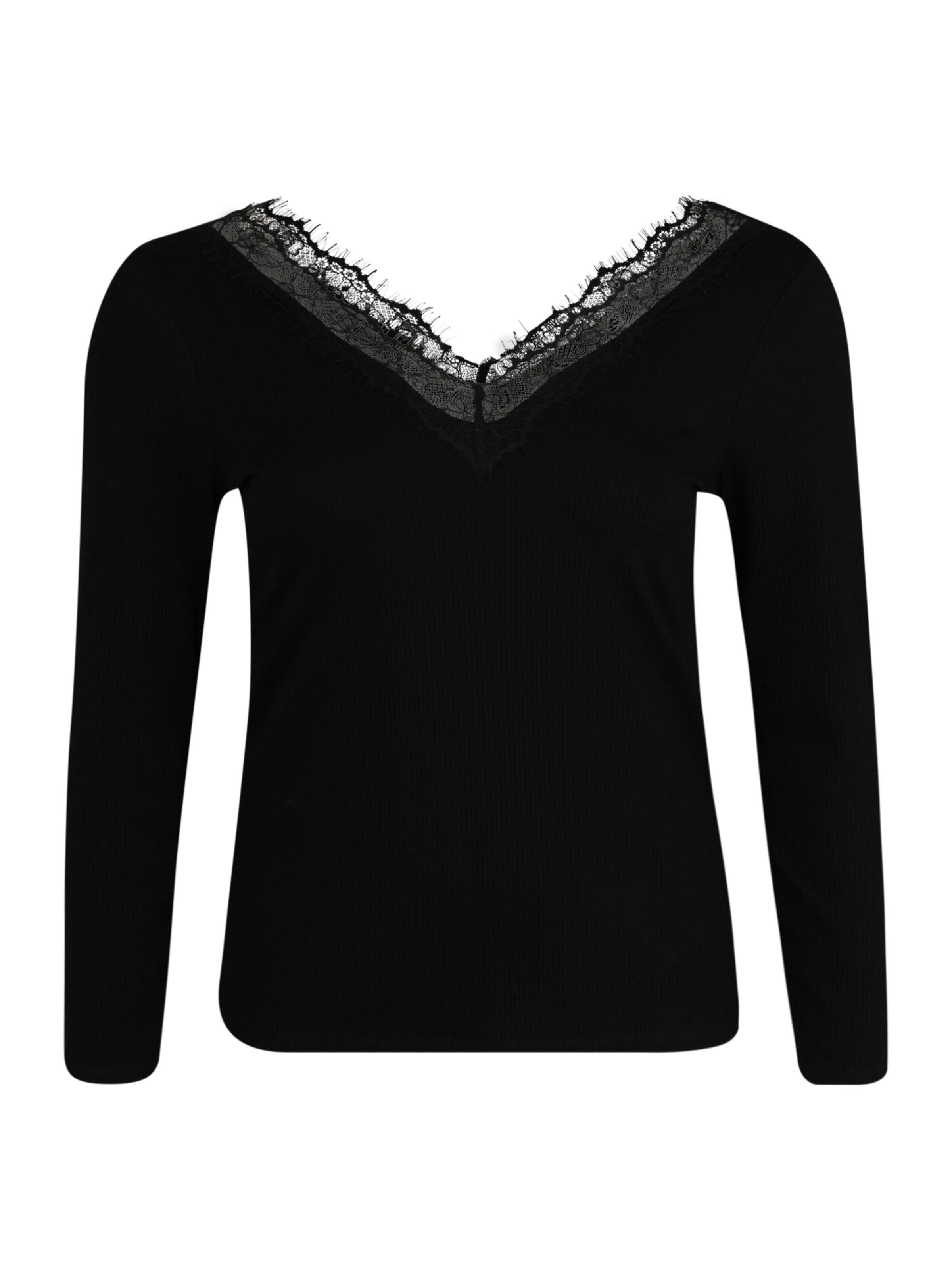 ABOUT YOU Curvy - Shirt 'Maithe Shirt' in de kleur Zwart