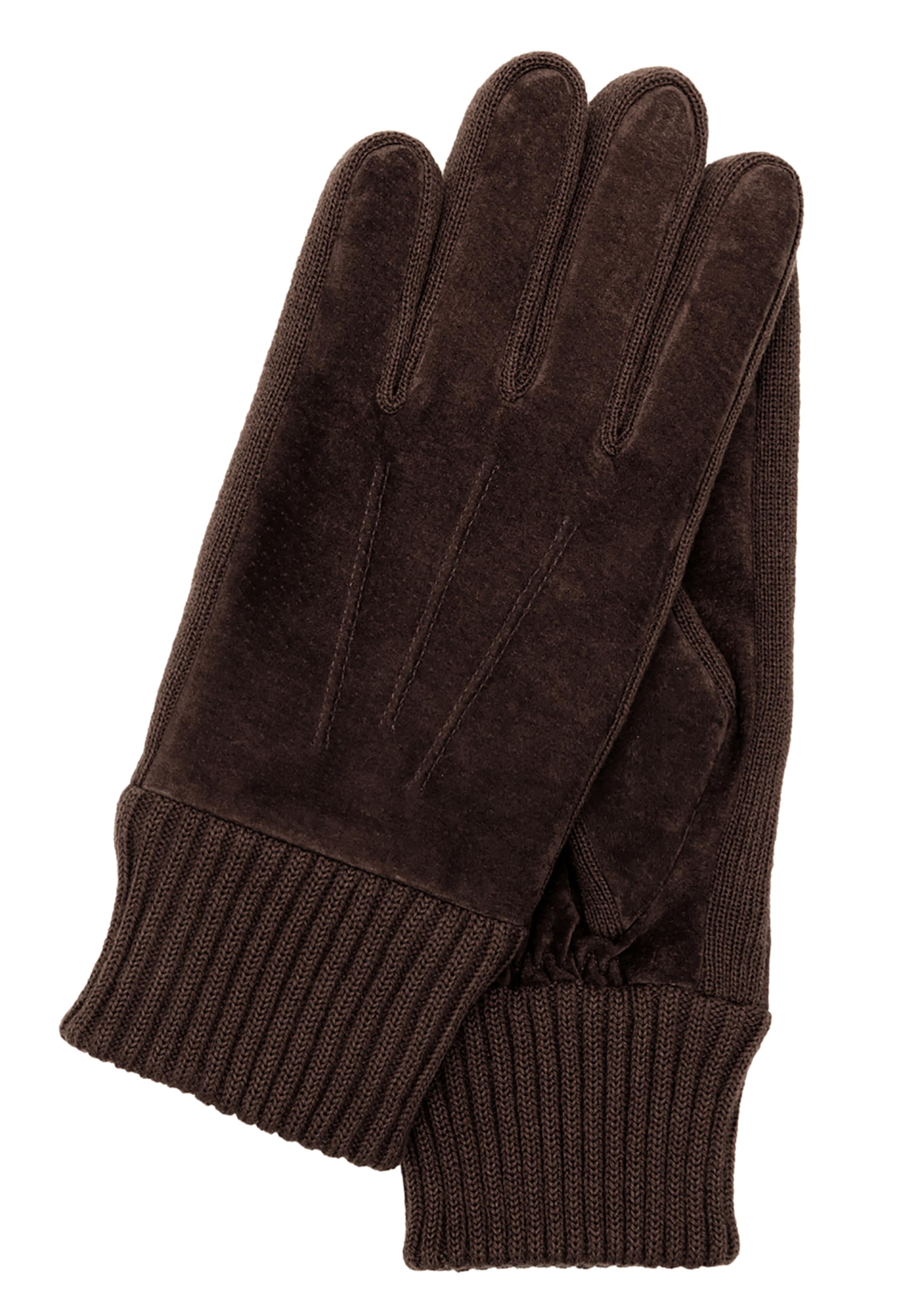 KESSLER Full finger gloves 'Stan' in Brown: front