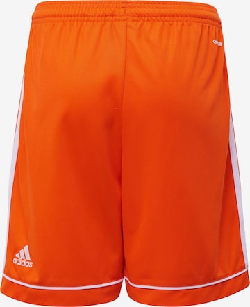 ADIDAS PERFORMANCE Regular Workout Pants 'Squad 17' in Orange