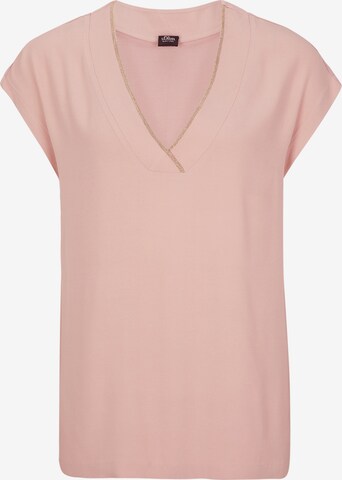 s.Oliver BLACK LABEL T-Shirt in Pink: predná strana
