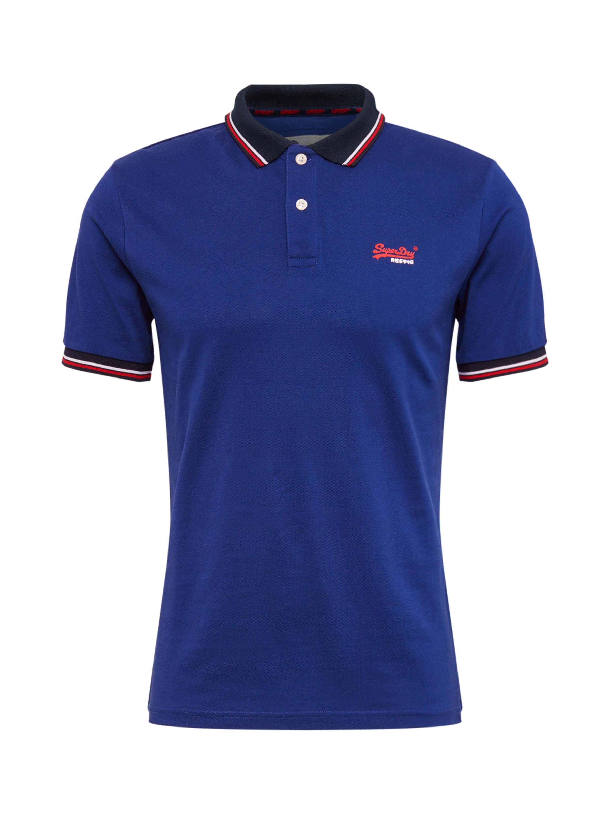 Superdry - Shirt in de kleur Royal blue/koningsblauw