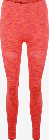 ENDURANCE Skinny Sportbroek 'Battipaglia' in Oranje: voorkant