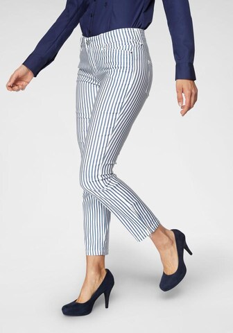 MAC Slimfit Jeans 'Dream Chic' in Blauw