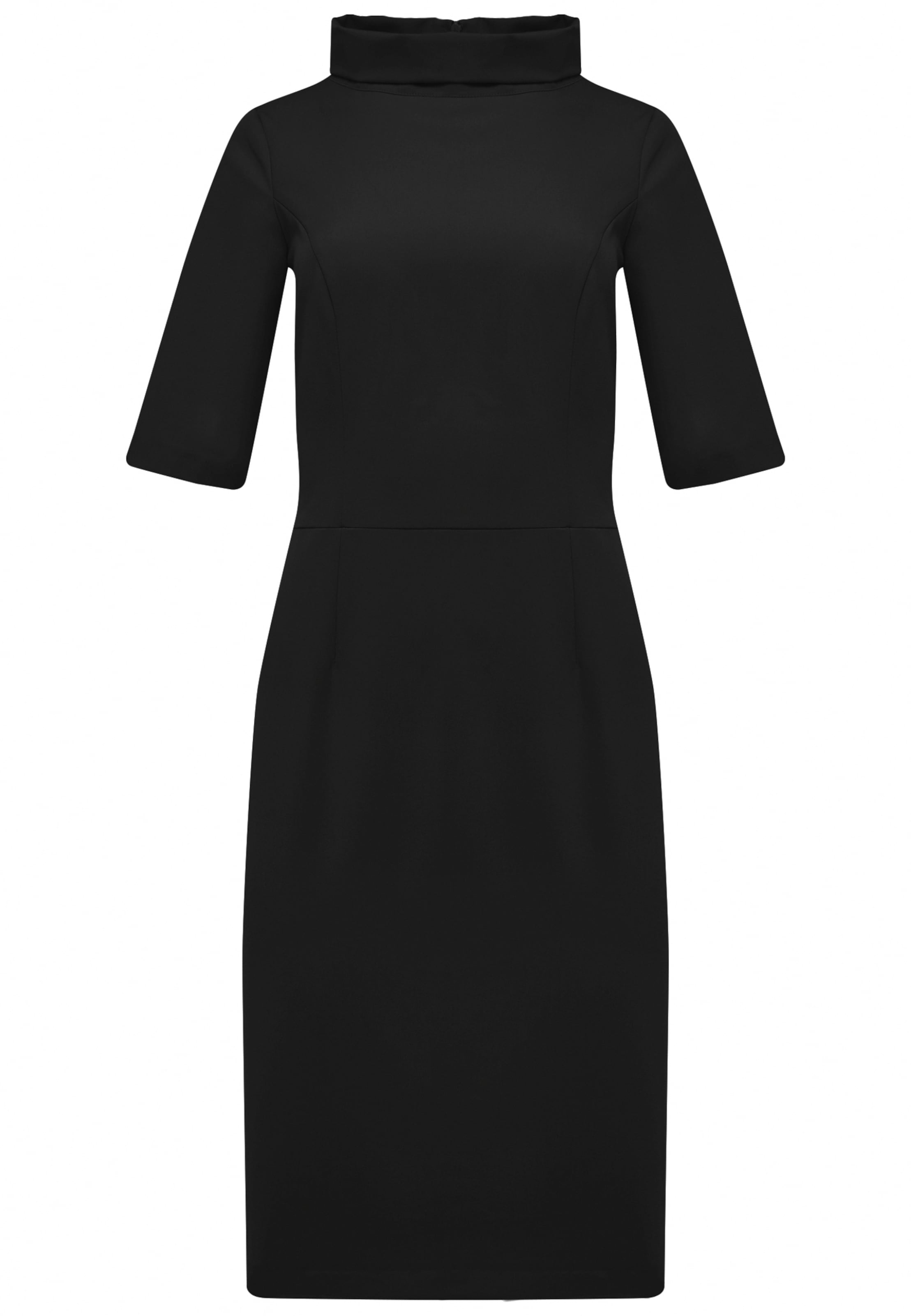 Usha - Kokerjurk in de kleur Zwart