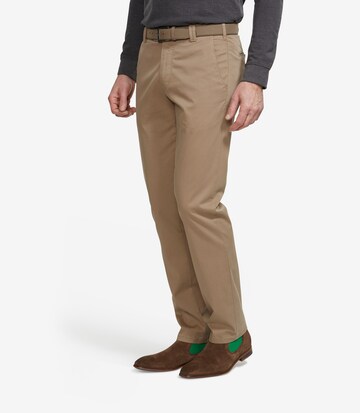 Meyer Hosen Chino Pants 'Bonn' in Brown: front