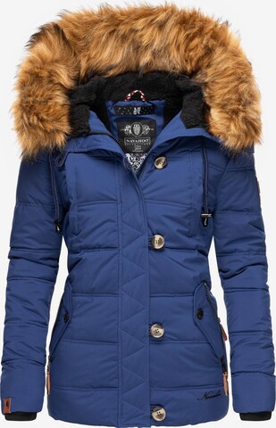 NAVAHOO Winter Jacket 'Zoja' in Blue: front