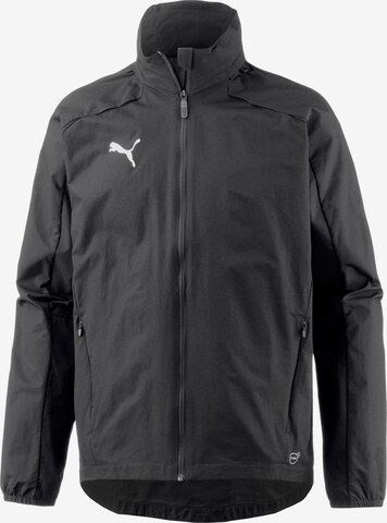 PUMA Sportjacke 'Liga' in Schwarz: predná strana