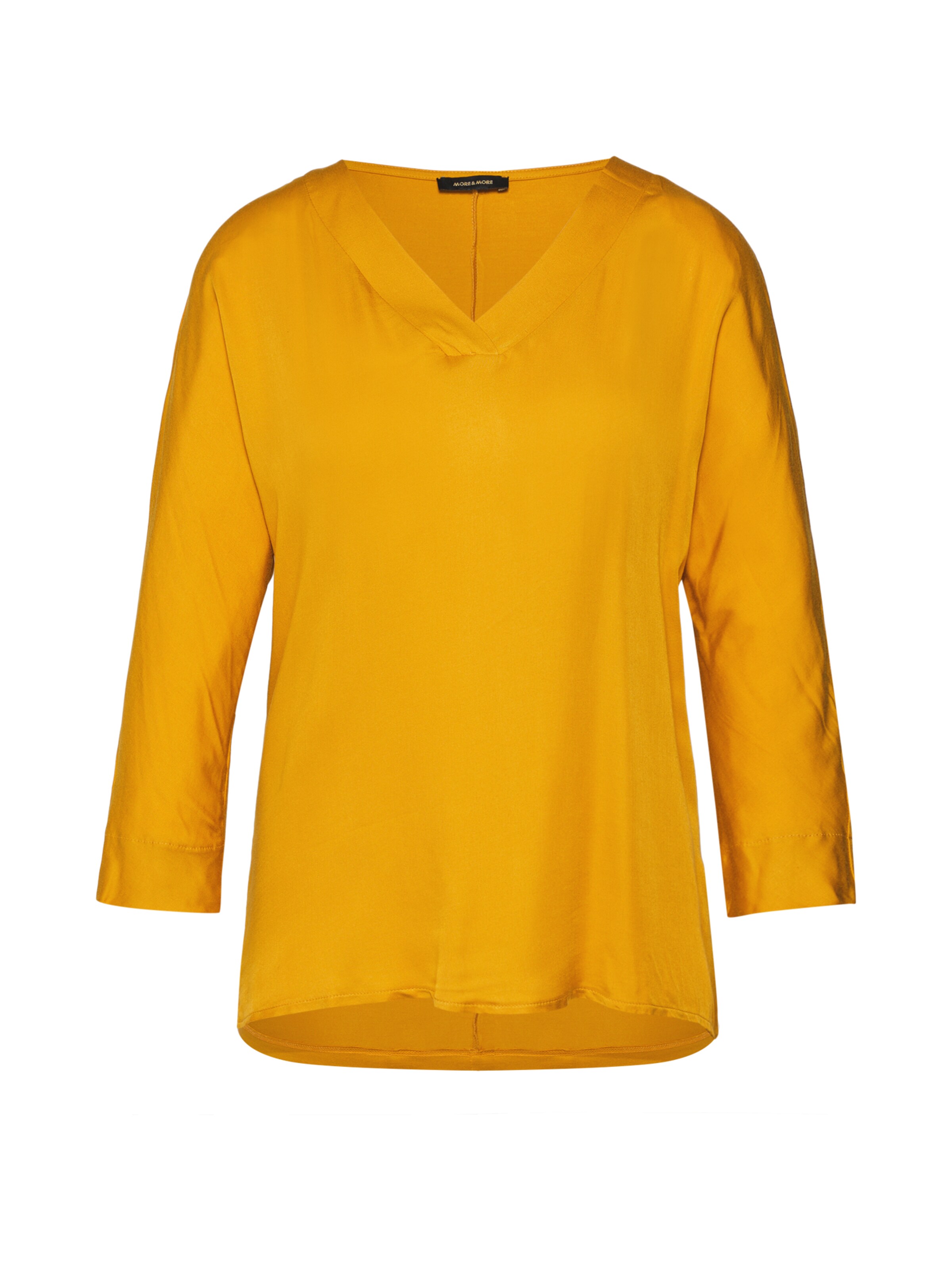 MORE & MORE - Shirt 'Dolman' in de kleur Geel