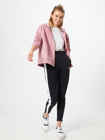 PUMA Sports sweat jacket 'Nu-Tility' in Pink