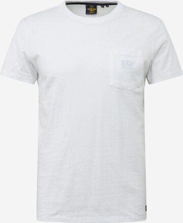 Coupe regular T-Shirt 'Denim Goods' Superdry en blanc : devant