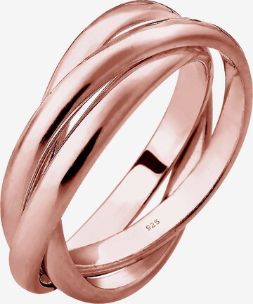 ELLI Ring 'Wickelring' in Gold: front