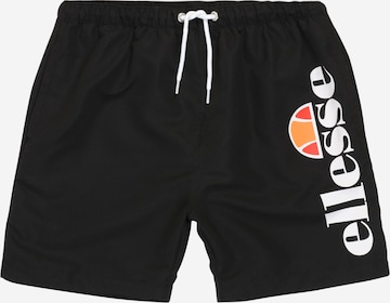 ELLESSE - regular Bermudas 'Bervios' en negro: frente