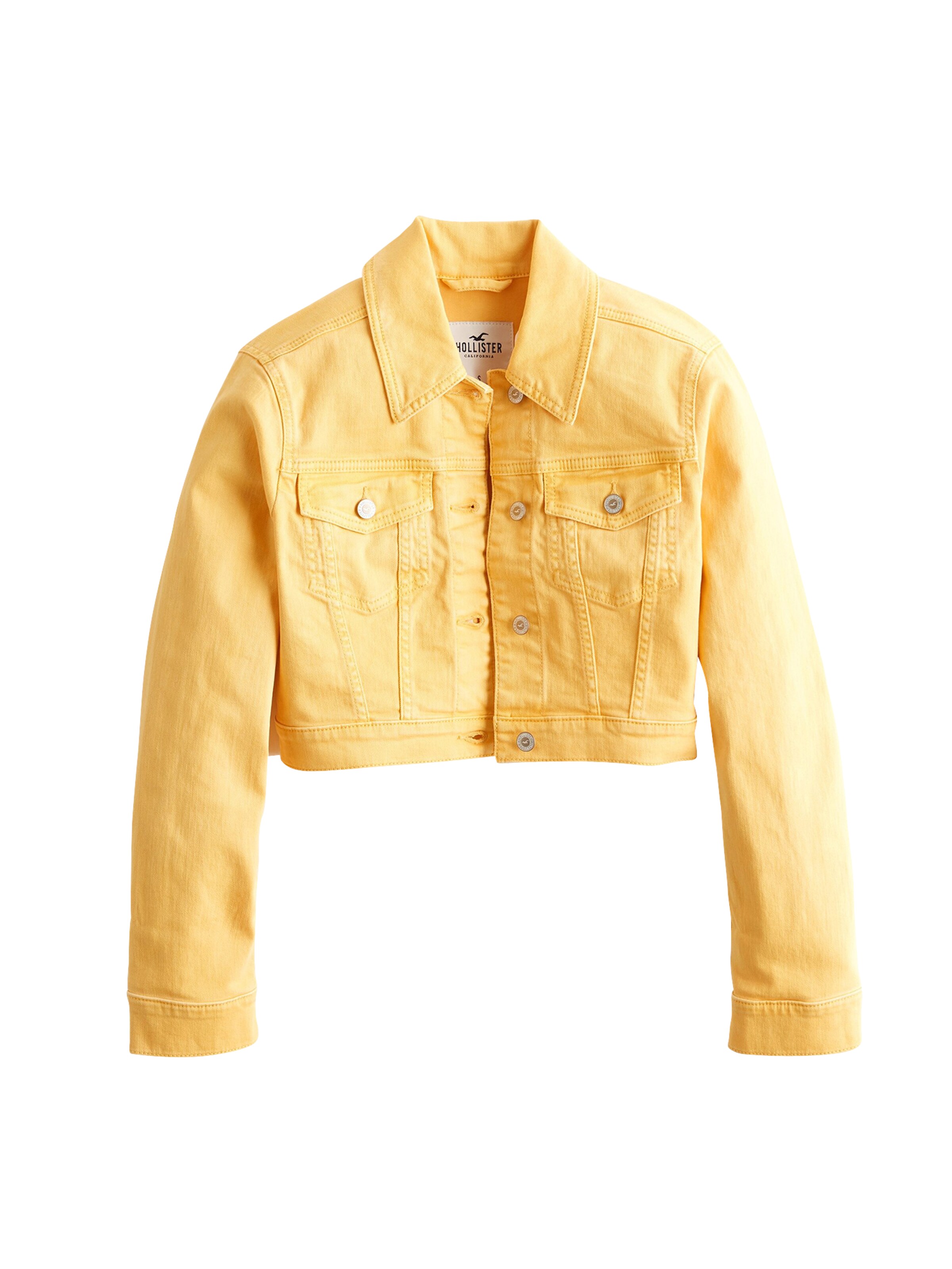 HOLLISTER - Tussenjas in de kleur Geel