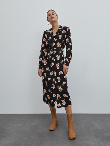 EDITED Blusenkleid 'Christin' in Mischfarben: Vorderseite