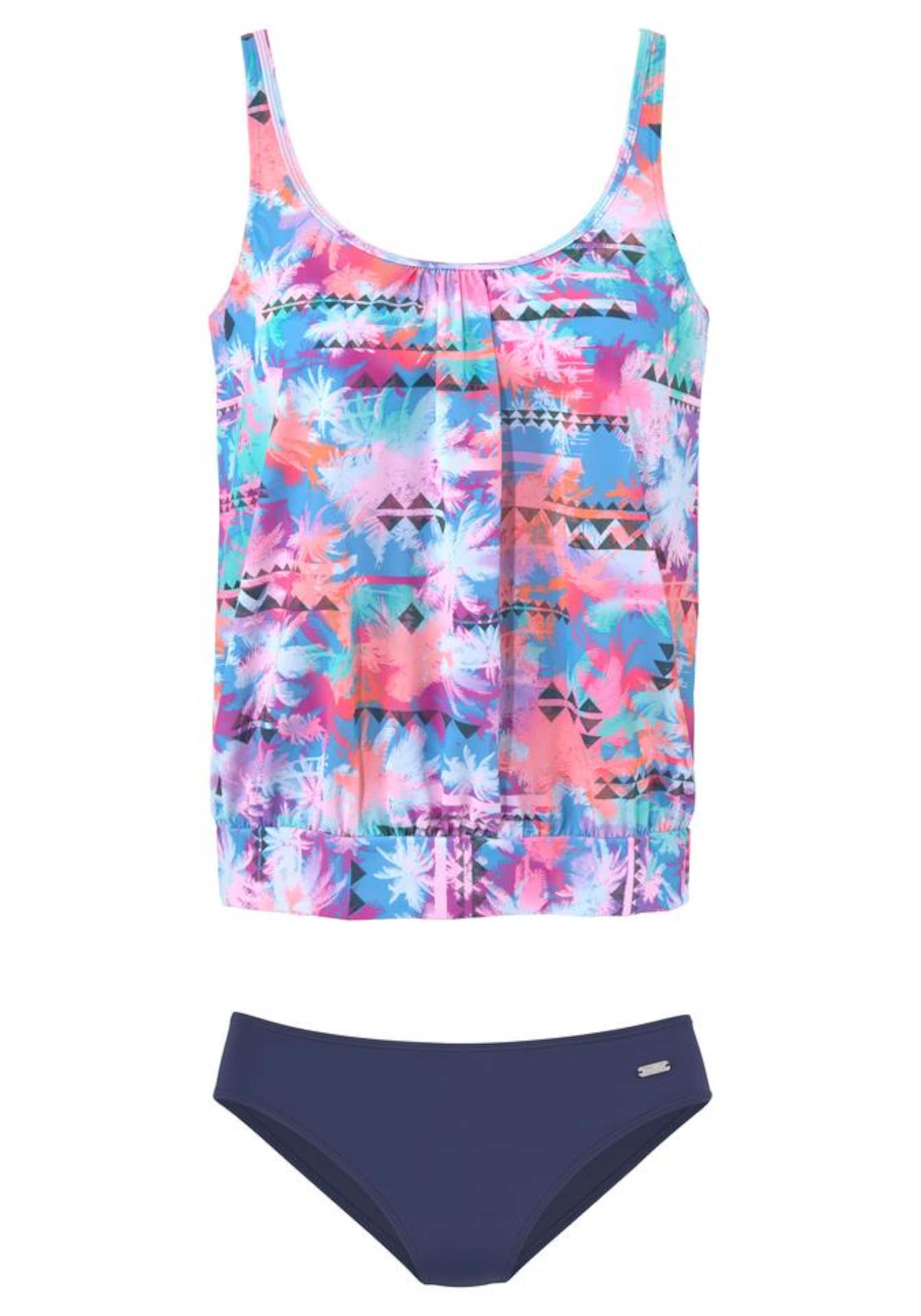 VENICE BEACH Bustier Tankini 'Janne' in Lila: Vorderseite
