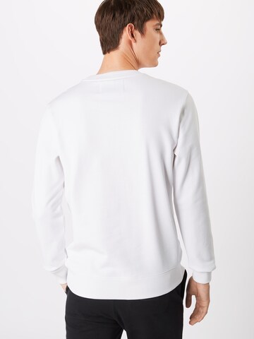 Calvin Klein Jeans Sweatshirt 'Institutional' in Weiß: zadná strana