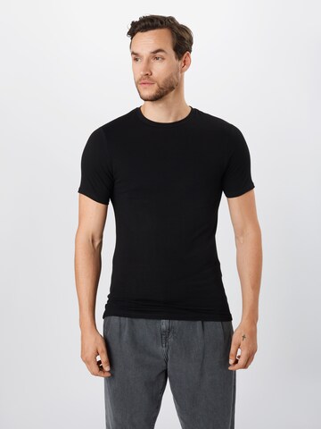 River Island Regular Fit Shirt in Schwarz: Vorderseite