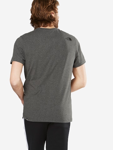 THE NORTH FACE Regular Fit T-Shirt 'Simple Dome' in Grau: Rückseite