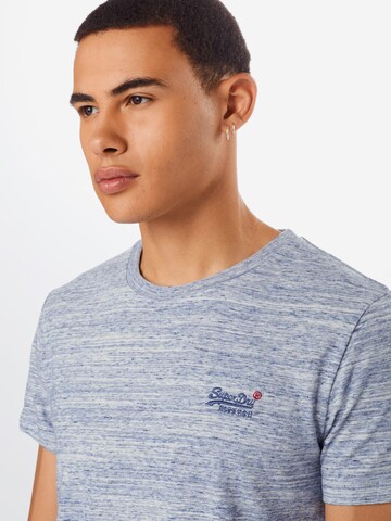 Superdry Regular Fit T-Shirt in Blau