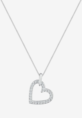 ELLI Necklace 'Herz' in Silver: front