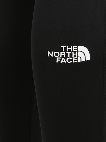 THE NORTH FACE Skinny Športne hlače | črna barva