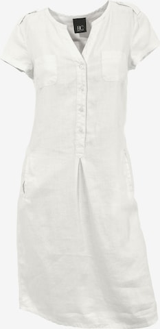 Robe-chemise heine en blanc : devant