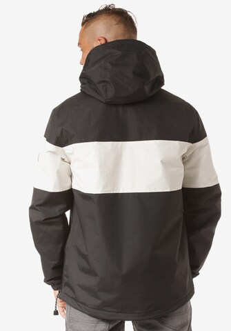 Young & Reckless Jacke 'Pull Over Anorak' in Schwarz