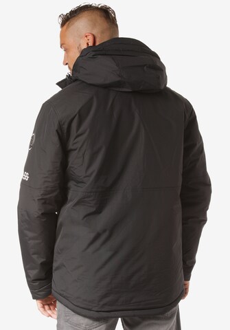 Young & Reckless Jacke 'Lined Parka' in Schwarz