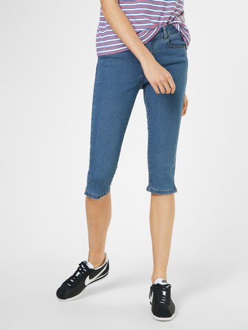 Coupe slim Jean 'Hot Seven' VERO MODA en bleu : devant