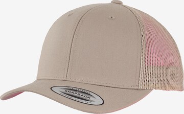 Casquette 'Retro Trucker' Flexfit en marron : devant