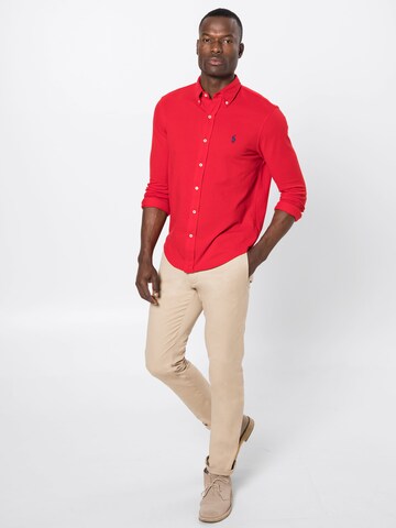 Polo Ralph Lauren Regular Fit Hemd in Rot