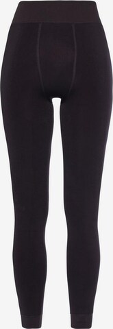 SYMPATICO Skinny Thermoleggings in Schwarz: predná strana