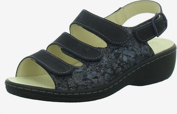 Longo Sandals in Blue: front