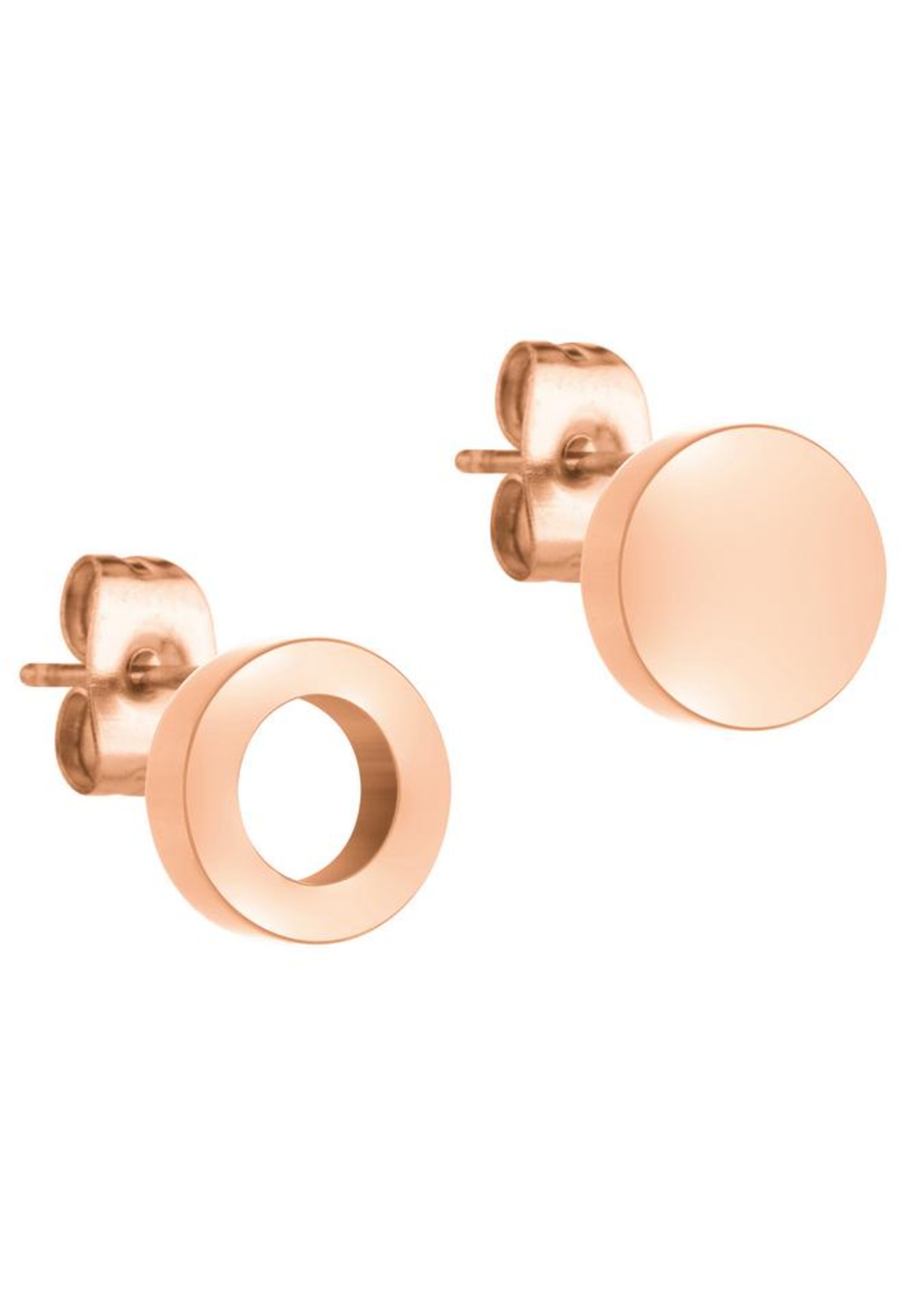 Boucles d'oreilles 'Kreis' Liebeskind Berlin en or : devant