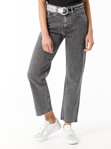 Calvin Klein Jeans Regular Jeans in Grijs: voorkant