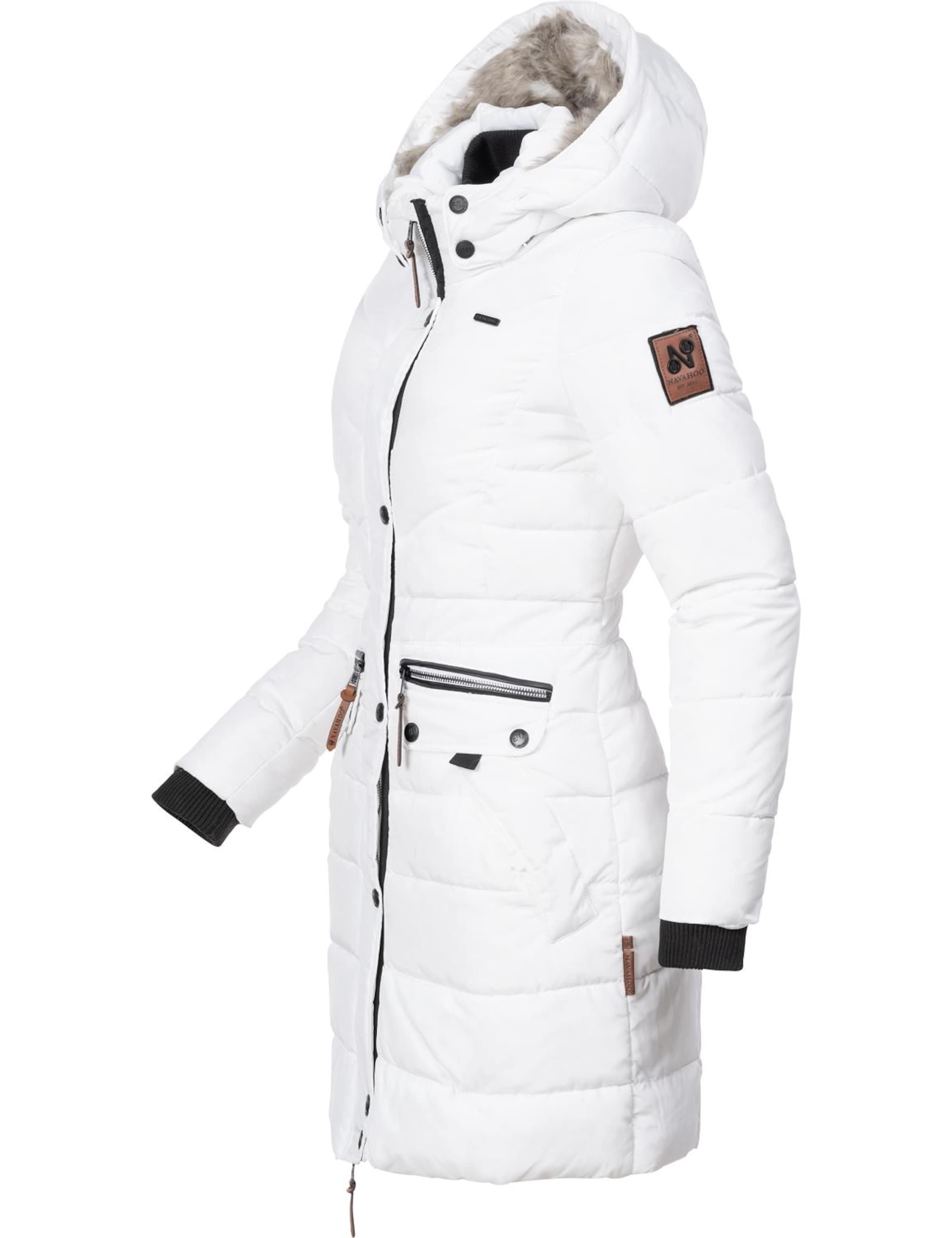 Palton de iarnă 'Paula' de la NAVAHOO pe alb