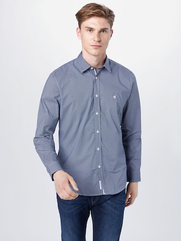 Regular fit Camicia di Marc O'Polo in blu: frontale