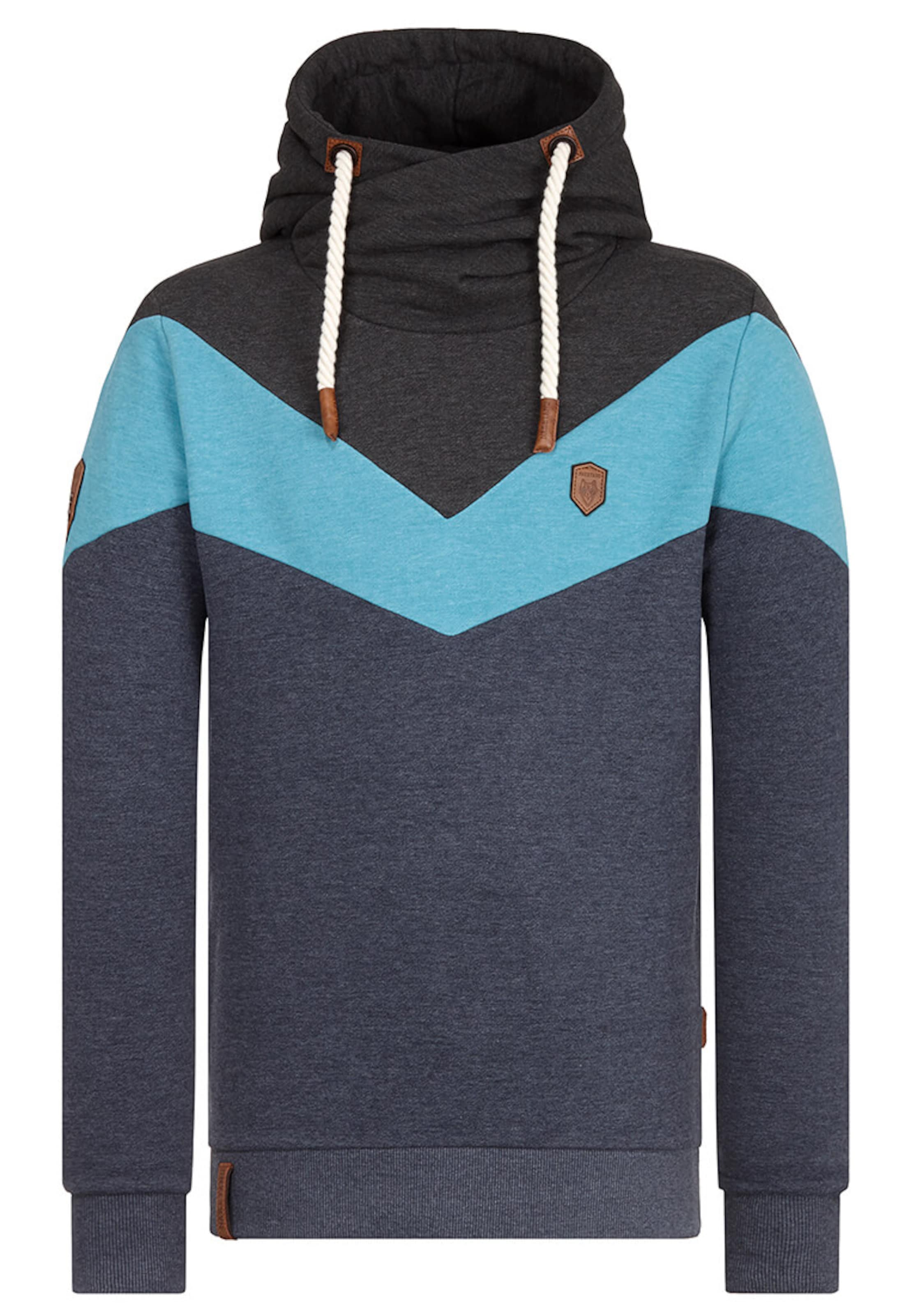 Sweat-shirt naketano en bleu : devant