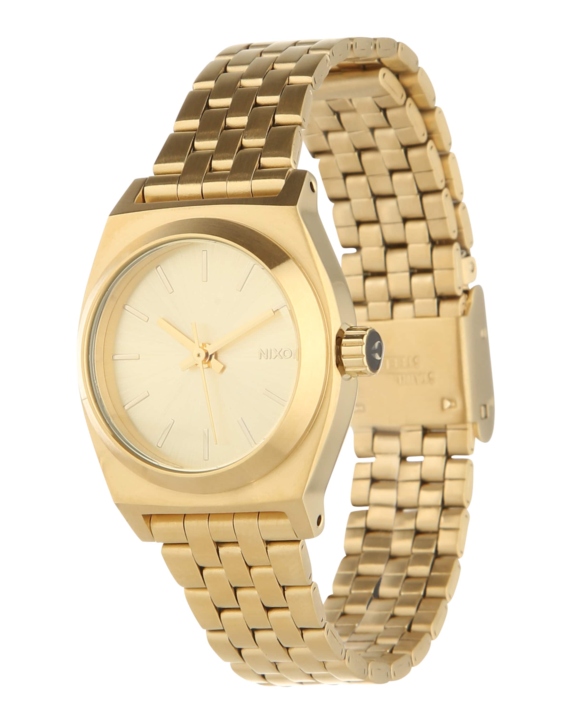 Nixon Analogové hodinky 'Small Time Teller' – zlatá