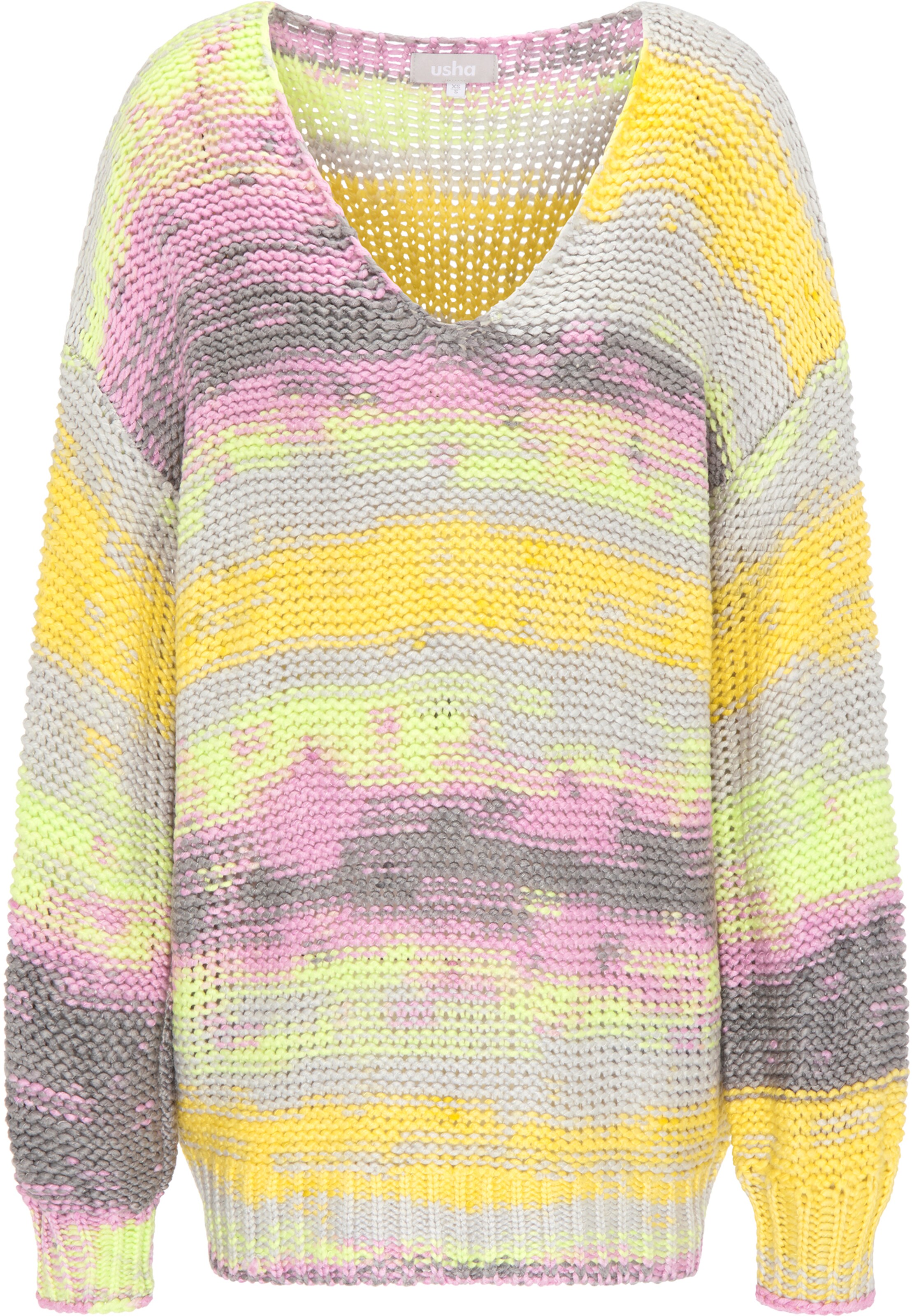 Usha - Oversized trui in de kleur Gemengde kleuren