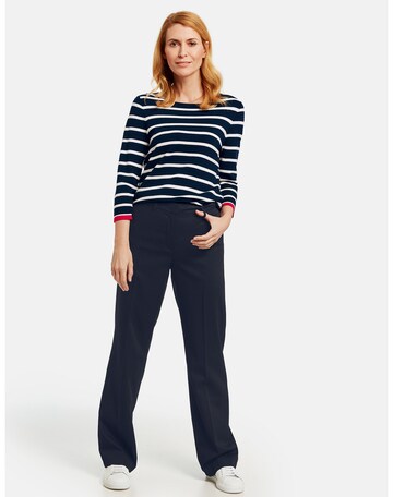 regular Pantaloni con piega frontale di GERRY WEBER in blu: frontale