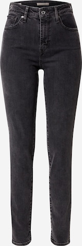 Jean '721 High Rise Skinny' LEVI'S ® en noir : devant