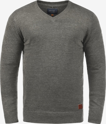 BLEND Sweater 'Lasse' in Grey: front