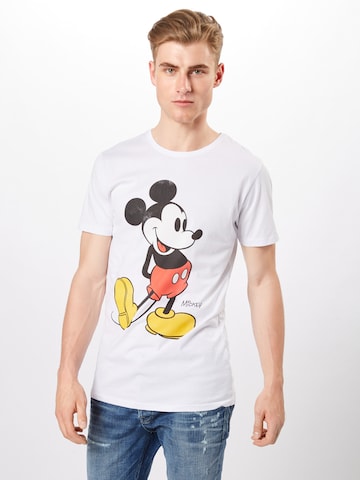 Maglietta 'Mickey Mouse' di Mister Tee in bianco