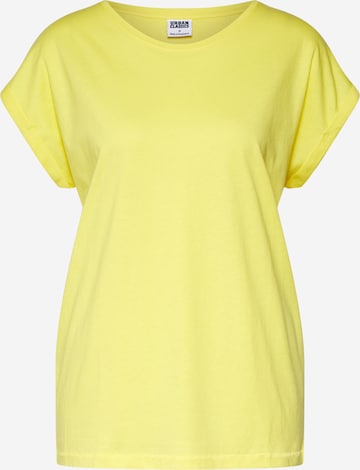 T-shirt Urban Classics en jaune : devant