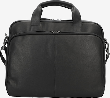 D&N Aktentasche 'Business Line' 38cm in Schwarz: predná strana