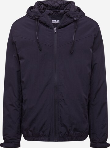 Urban Classics Between-season jacket in Black: front