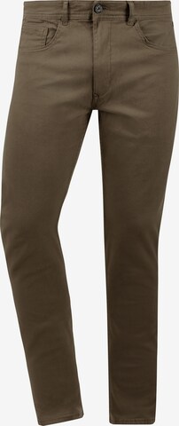 BLEND Regular Chino 'Saturn' in Bruin: voorkant