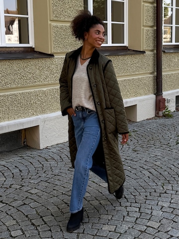 Green Coat by Vero Moda